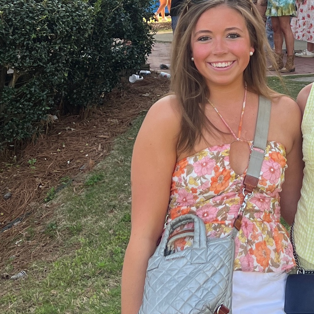 AQUA Floral top!